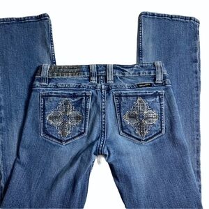 Miss Me Jp4514ds Modelo Jeans rhinestone bling 28
